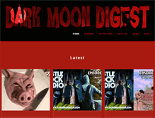 Tablet Screenshot of darkmoondigest.com